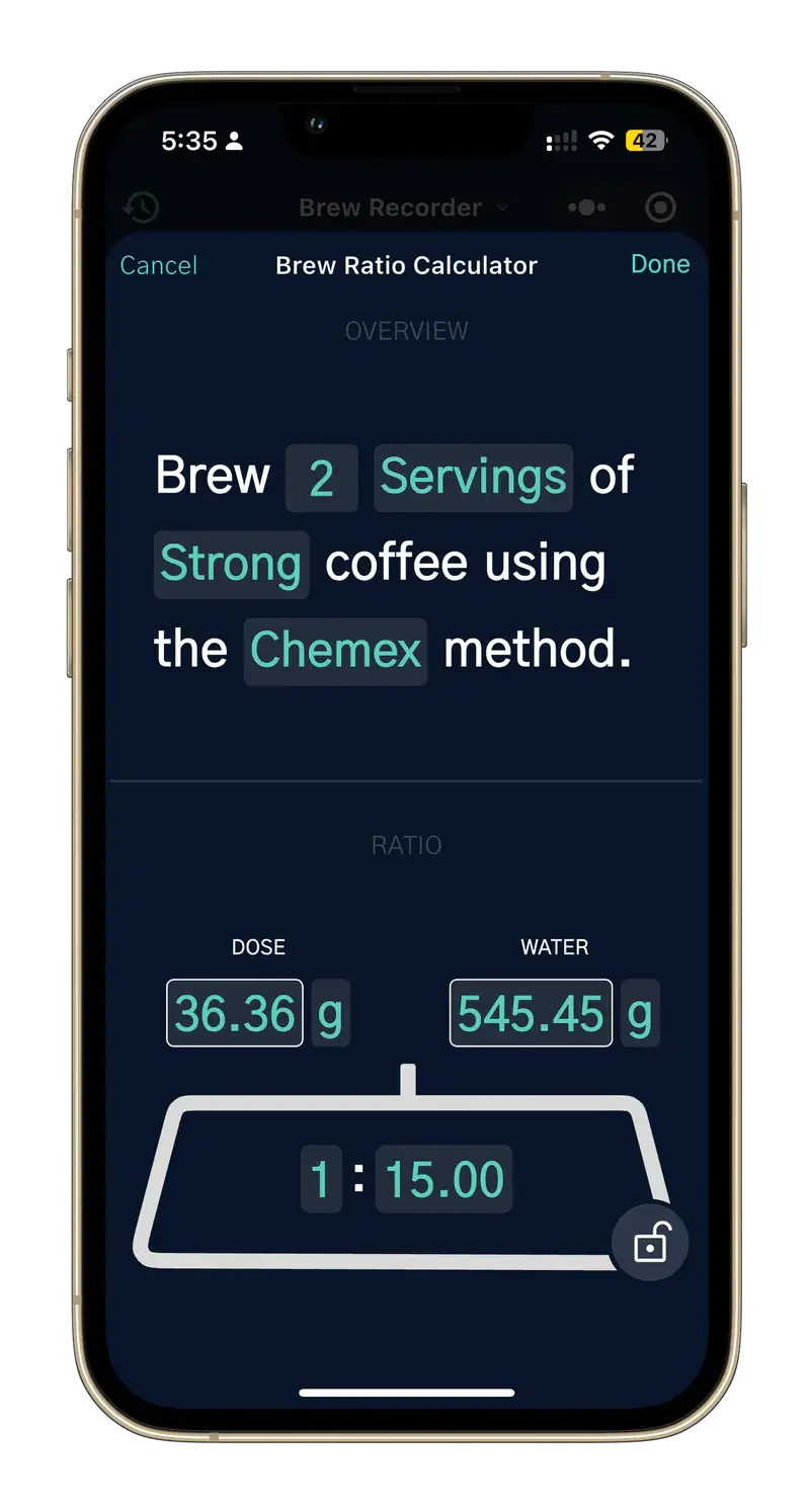 Coffee OS Mini Calculator Home Roast